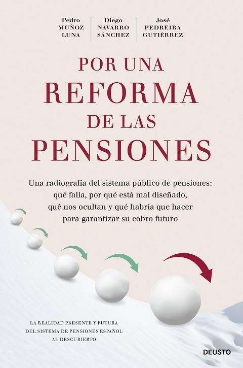 POR UNA REFORMA DE LAS PENSIONES. UNA RADIOGRAFÍA DEL SISTEMA PÚBLICO DE PENSIONES: QUÉ FALLA, POR QUÉ ESTÁ MAL DISEÑADO,QUE NOS OCULTAN Y QUE HABRIA | 9788423437733 | MUÑOZ LUNA, PEDRO / NAVARRO SÁNCHEZ, DIEGO / PEDREIRA GUTIÉRREZ, JOSÉ