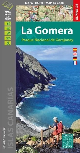 LA GOMERA 1: 25000 - MAPA Y GUIA EXCURSIONISTA | 9788480909815