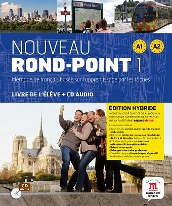 NOUVEAU ROND-POINT 1 ÉD. HYBRIDE L. ÉLÈVE + CD | 9788419236685 | FLUMIAN, CATHERINE/LABASCOULE, JOSIANE/LAUSE, CHRISTIAN/ROYER, CORINNE