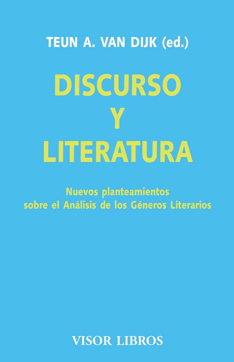 DISCURSO Y LITERATURA PLANTEAMIENTOS ANALISIS GENEROS LITERA | 9788475224589 | VAN DIJK.TEUN