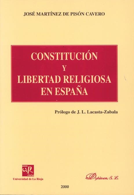 CONSTITUCION Y LIBERTAD RELIGIOSA EN ESPAÑA | 9788481555882 | MARTINEZ DE PISON,JOSE