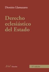 DERECHO ECLESIASTICO DEL ESTADO | 9788434456990 | LLAMAZARES FERNANDEZ,DIONISIO