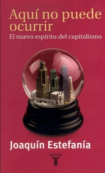 AQUI NO PUEDE OCURRIR. EL NUEVO ESPIRITU DEL CAPITALISMO | 9788430603671 | ESTEFANIA,JOAQUIN