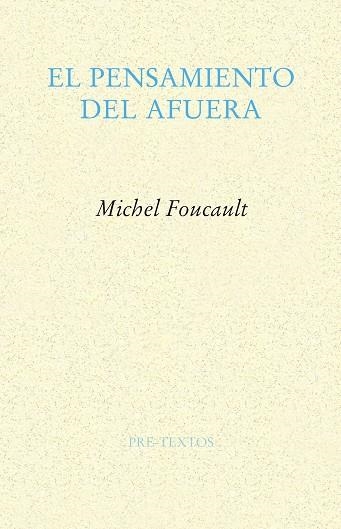 PENSAMIENTO DEL AFUERA | 9788485081912 | FOUCAULT,MICHEL