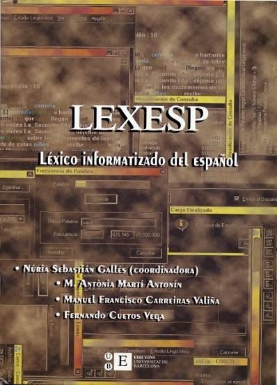 LEXESP.LEXICO INFORMATIZADO DEL ESPAÑOL | 9788483381878 | SEBASTIAN GALLES,NURIA