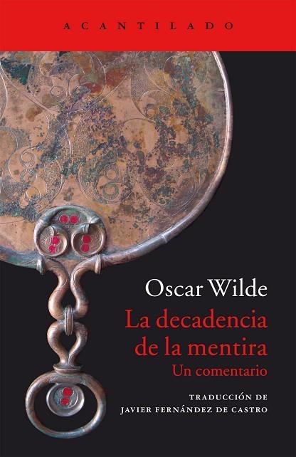 DECADENCIA DE LA MENTIRA | 9788416011285 | WILDE,OSCAR