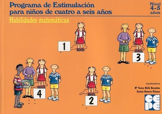 HABILIDADES MATEMATICAS. NIVEL 4-5 AÑOS: PROGRAMA DE ESTIMULACION PARA NIÑOS DE CUATRO A SEIS AÑOS | 9788478693795 | MOLLA BERNABEU,MARIA TERESA NAVARRO PALANCA,SUSANA