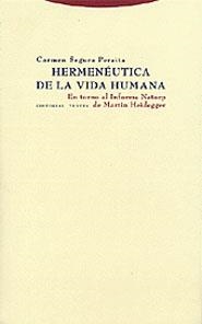 HERMENEUTICA DE LA VIDA HUMANA. EN TORNO AL INFORME NATORP | 9788481645507 | SEGURA PERAITA,CARMEN