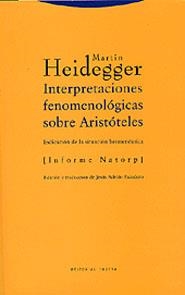 INTERPRETACIONES FENOMENOLOGICAS SOBRE ARISTOTELES | 9788481645521 | HEIDEGGER,MARTIN