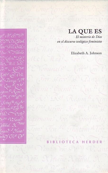 LA QUE ES EL MISTERIO DE DIOS EN EL DISCURSO TEOLOGICO FEMENINO | 9788425422348 | JOHNSON,ELIZABETH