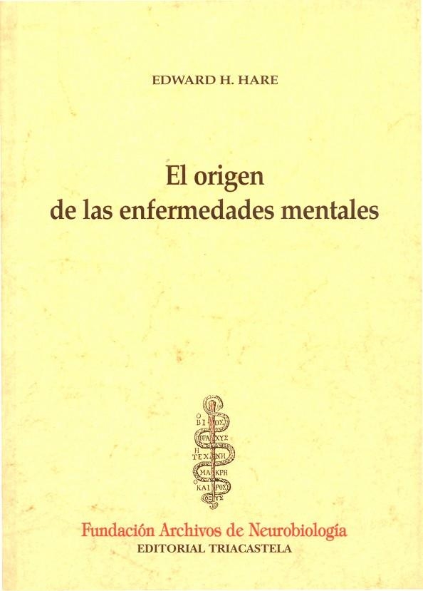 ORIGEN DE LAS ENFERMEDADES MENTALES | 9788495840097 | HARE,EDWARD H.