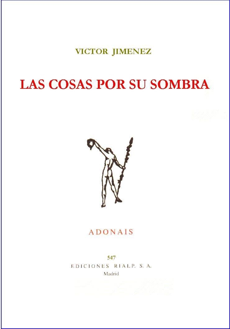 COSAS POR SU SOMBRA (PREMIO FLORENTINO PEREZ-EMBID) | 9788432132735 | JIMENEZ,VICTOR