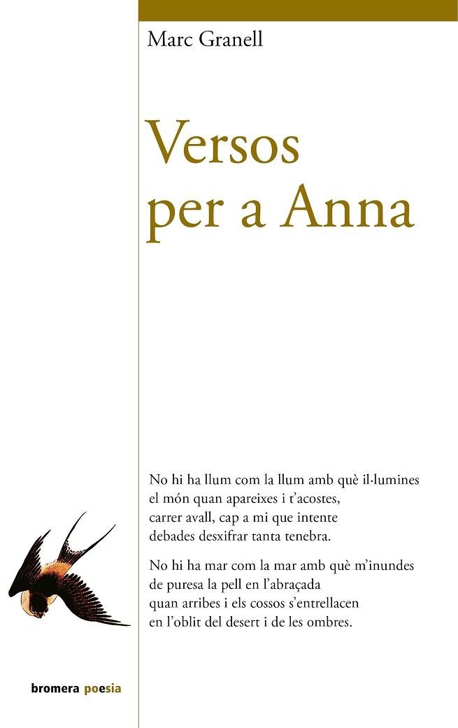 VERSOS PER A ANNA | 9788476607862 | GRANELL,MARC