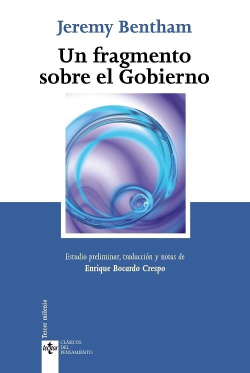 UN FRAGMENTO SOBRE EL GOBIERNO | 9788430950478 | BENTHAM,JEREMY